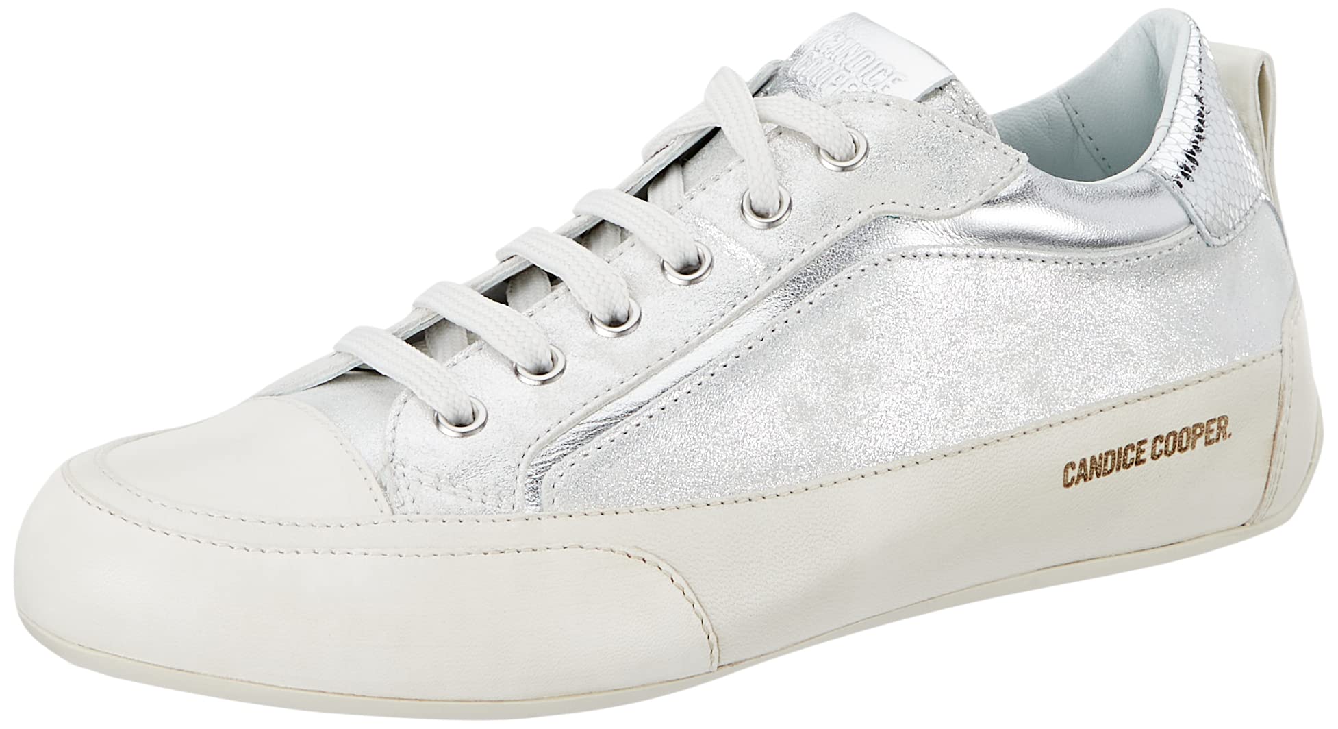 Candice Cooper Women's Kendo Oxford Shoe, Silver, 34 EU