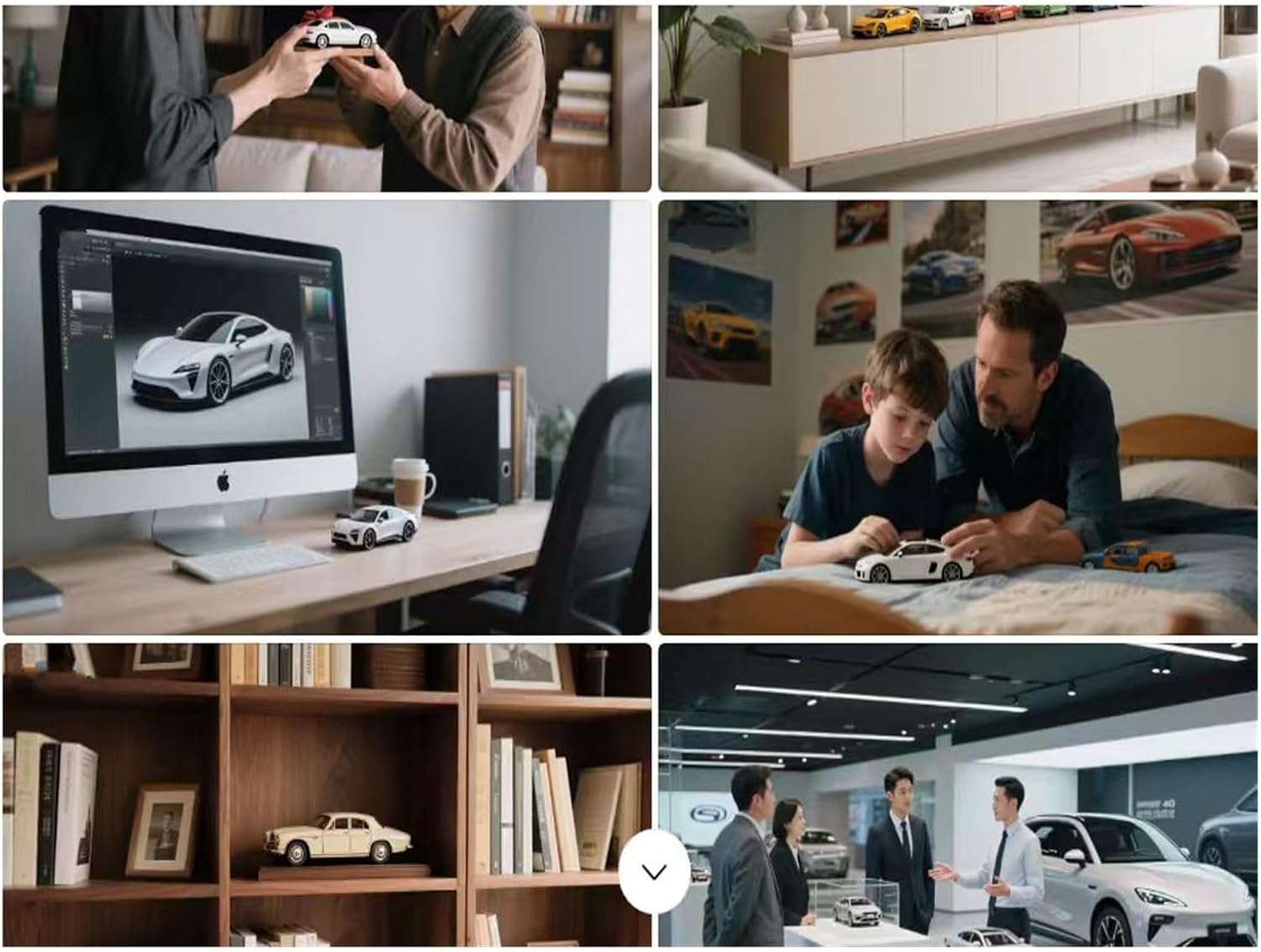 Model Toy Car 1:24 for GAC GS4 2020 Metal Car Model Static Decoration Collection