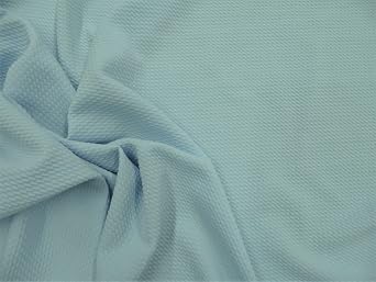 Bullet Textured Liverpool Fabric 4 Way Stretch Baby Blue P26