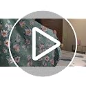 Image of BSB HOME 100% Cotton Feel Double Bed Bedsheet Set | 144 TC Soft & Breathable | Mint Green White Flower Print with 2 Pillow Covers | Wrinkle Free | for Bedroom (90 x 90 Inches)