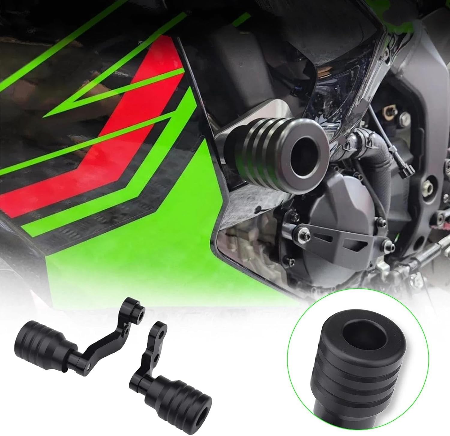 バイク用スライダーフレームスライダー カワサキ Zx-6r Zx6r 636 2024