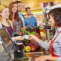 Vista 6 de Escáner de código de barras manos libres QR 2D Escáner de detección automática omnidireccional Lector de código de barras USB Escáner de plataforma