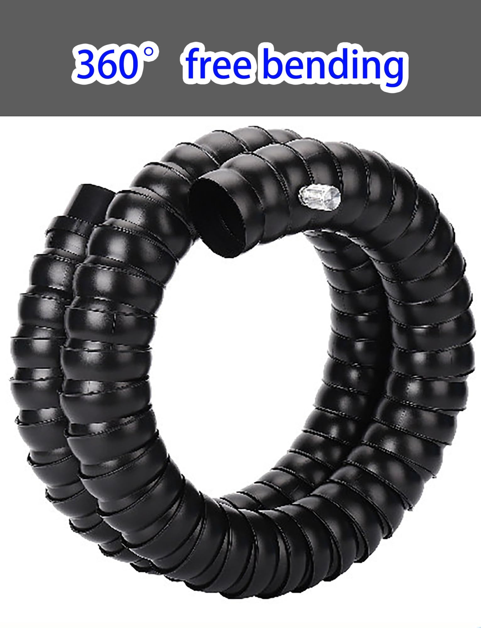 Brazo extractor de humos industrial con capucha, manguera flexible ajustable de 360° para soldadura de humo y ventilación de taller, 2 y 3 pulgadas de diámetro, 6.5 pies