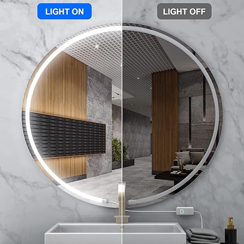 Miniatura 2 de MY BEAUTY LIGHT Tira de luces LED de tocador para espejo, 6000 K luz diurna blanca brillante, luz de maquillaje regulable de 3.28 pies, aprobación