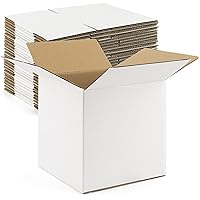 Vista 19 de Golden State Art, Paquete de 28 cajas de envío de 5 x 5 x 5 para tazas de café, velas, regalos por correo, embalaje, almacenamiento, caja de cartón