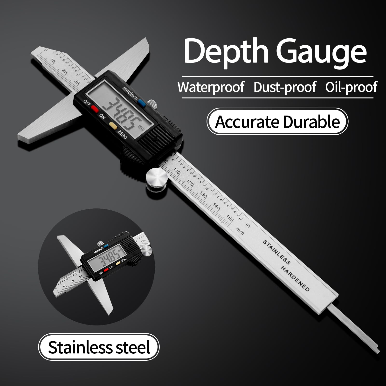 Digital Calipers - Precise Depth Measurement -2