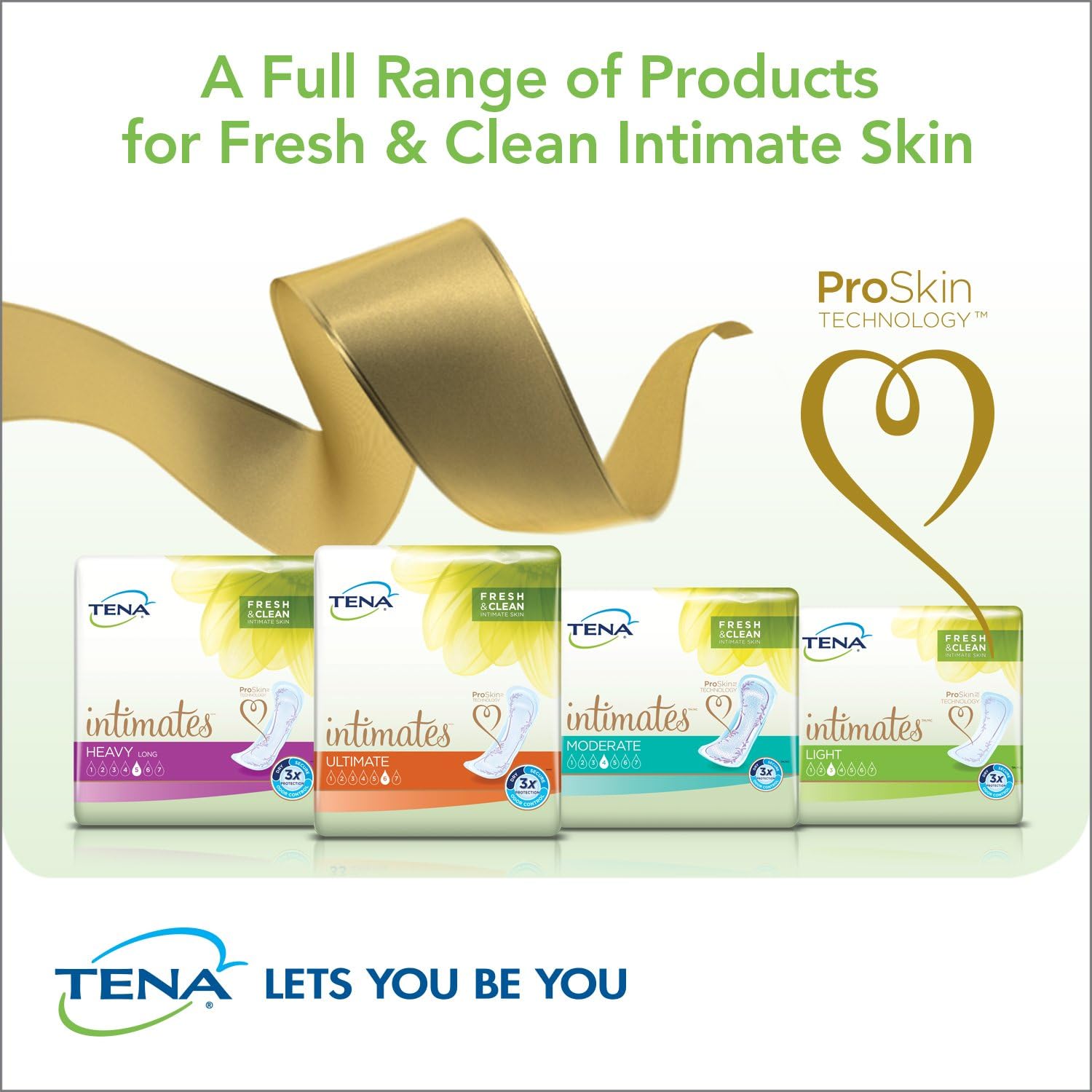 Tena Intimates Incontinence Pads For Women, Moderate, Regular, 120 Count : Health & Household