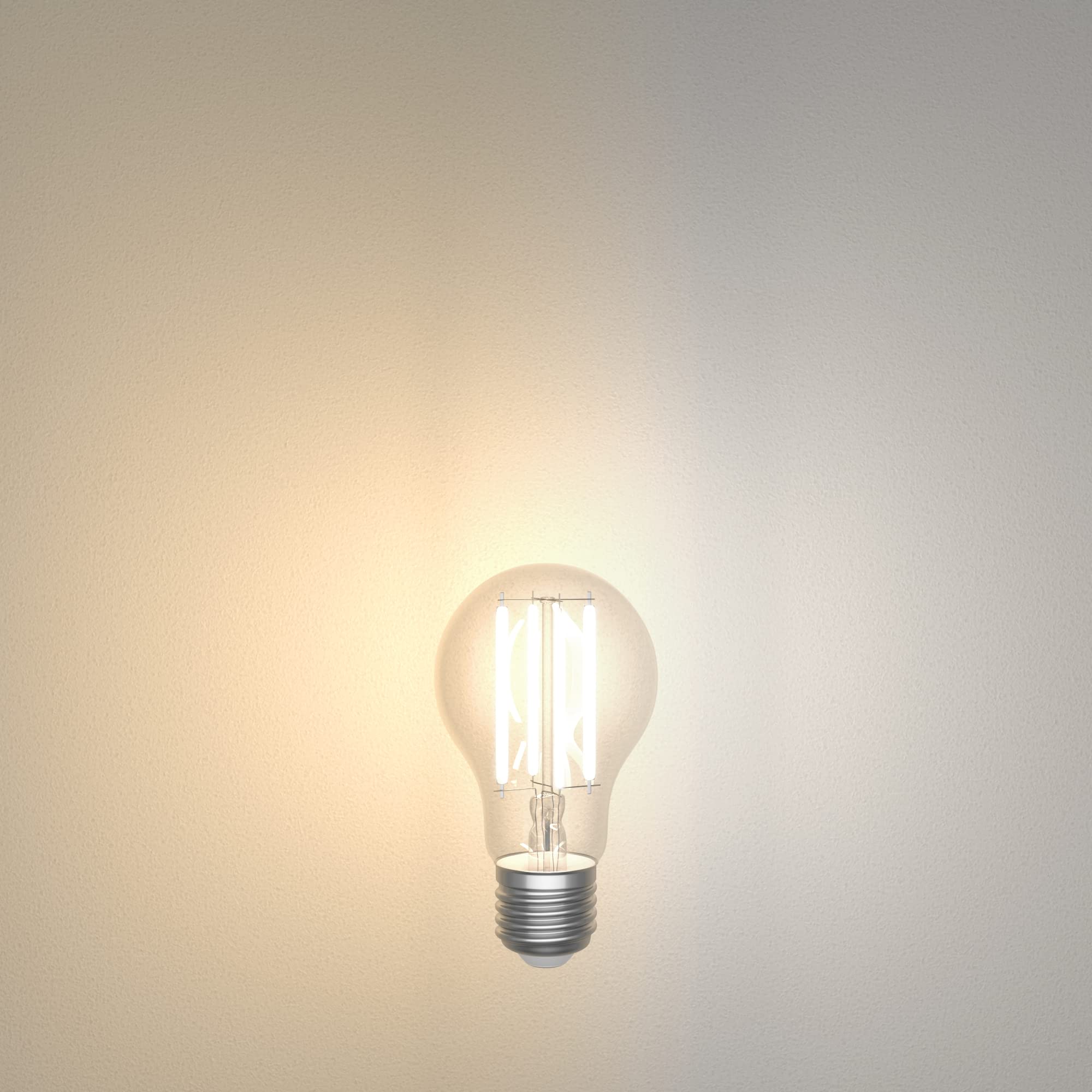 ledscom.de 10x bombillas LED E27, A60, blanco cálido - blanco frío (2700-6700 K), 7 W, 1005lm, Smart Home, WLAN, Alexa