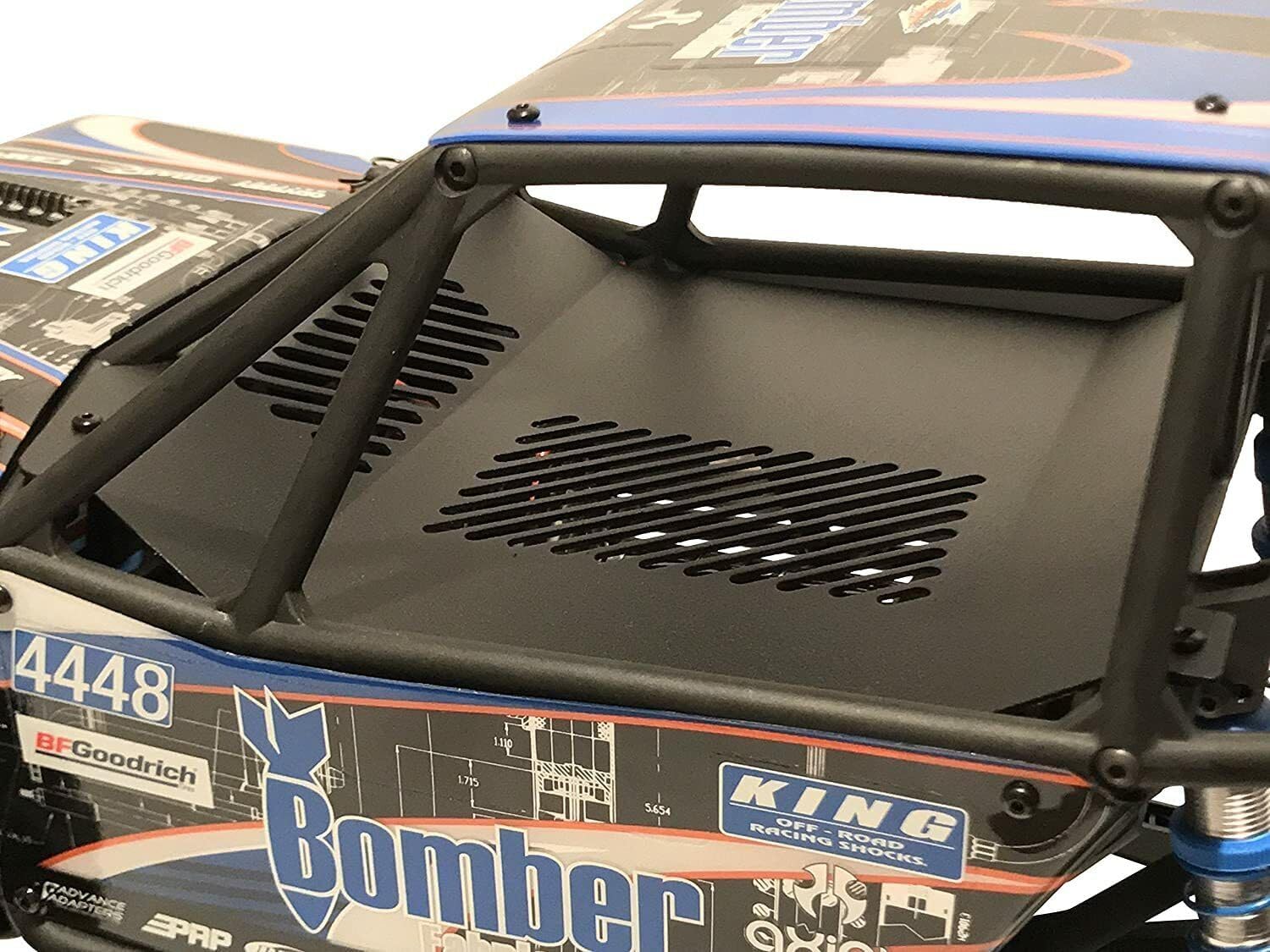 Black Aluminum Interior Body Panel for Axial Racing RR10 Bomber