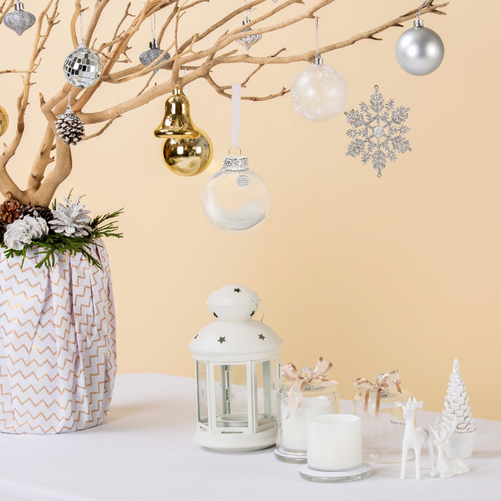 48 Boules De Noël Transparentes à Remplir Soi-même - Déco DIY Sapin, Mariage, Anniversaire - Ornements Personnalisables 6cm