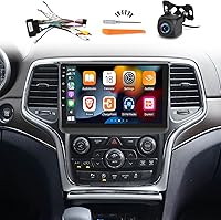Vista 1 de Android Car Stereo for Jeep Grand Cherokee 2014 2015 2016 2017 with DSP, 9 Inch HD Touchscreen Radio Wireless Apple Carplay & Android Auto GPS WiFi