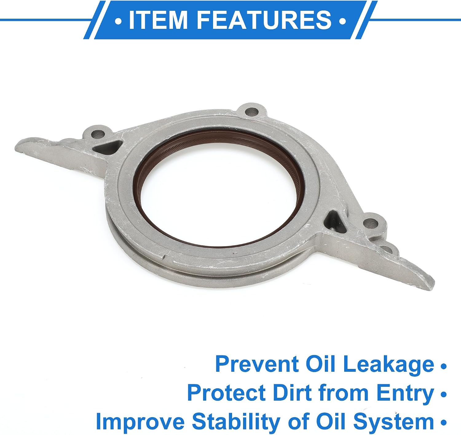 1 Pc Engine Crankshaft Oil Seal with Flange for Nissan Maxima Murano Rear Main Seal No.12296-31U20/12296-31U25