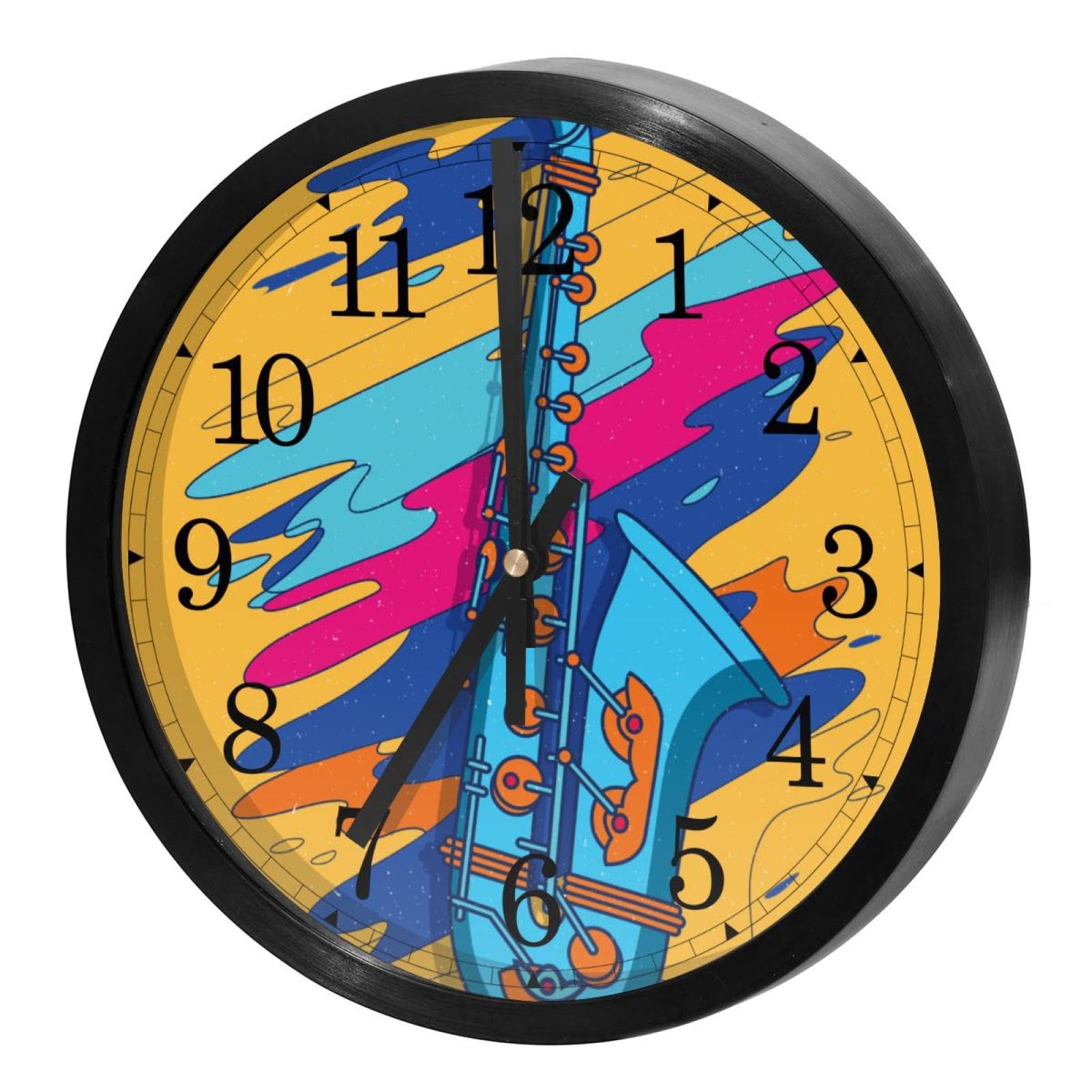Horloge murale saxophone originale, le cadeau idéal pour les musiciens et la maison