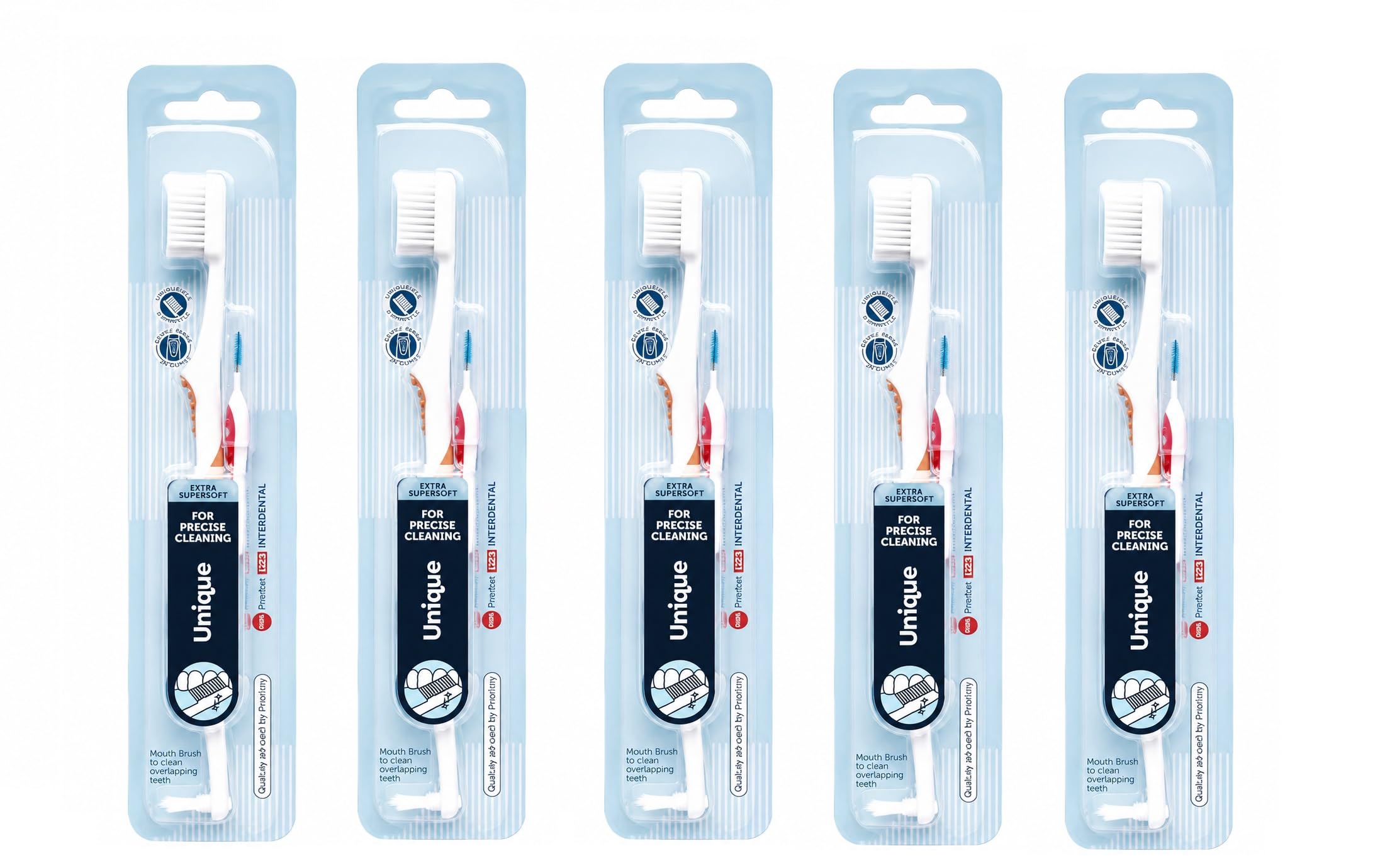 Unique MB Orthodontic Toothbrush (Pack of 5) | Ultra Soft Bristles for Braces & Sensitive Teeth | Manual Toothbrush-image-14