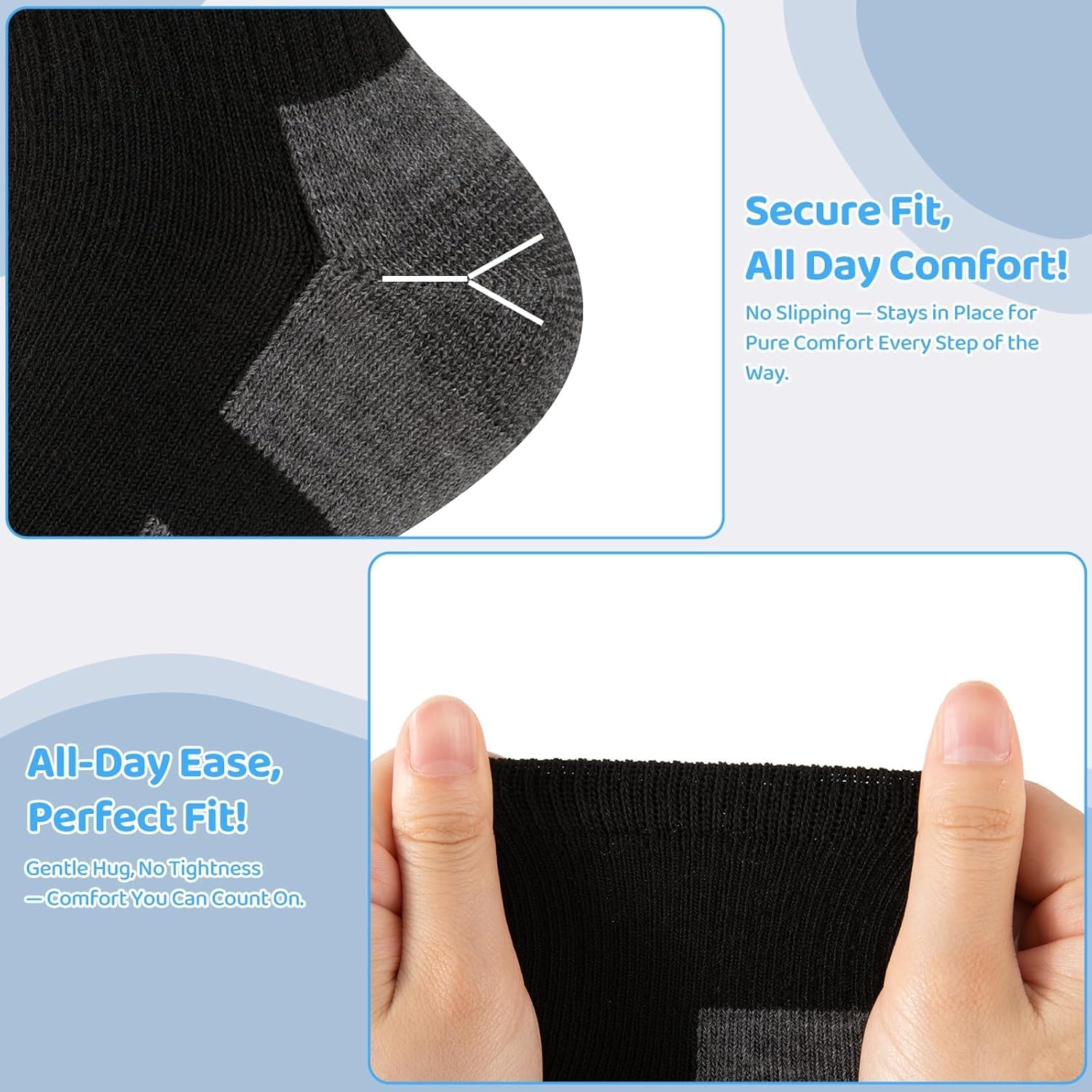 20 Pairs Little Boys Ankle Socks - Ages 4-6/6-8/8-10/10-12, Breathable Athletic Kid for School, Bulk Pack - Image 5