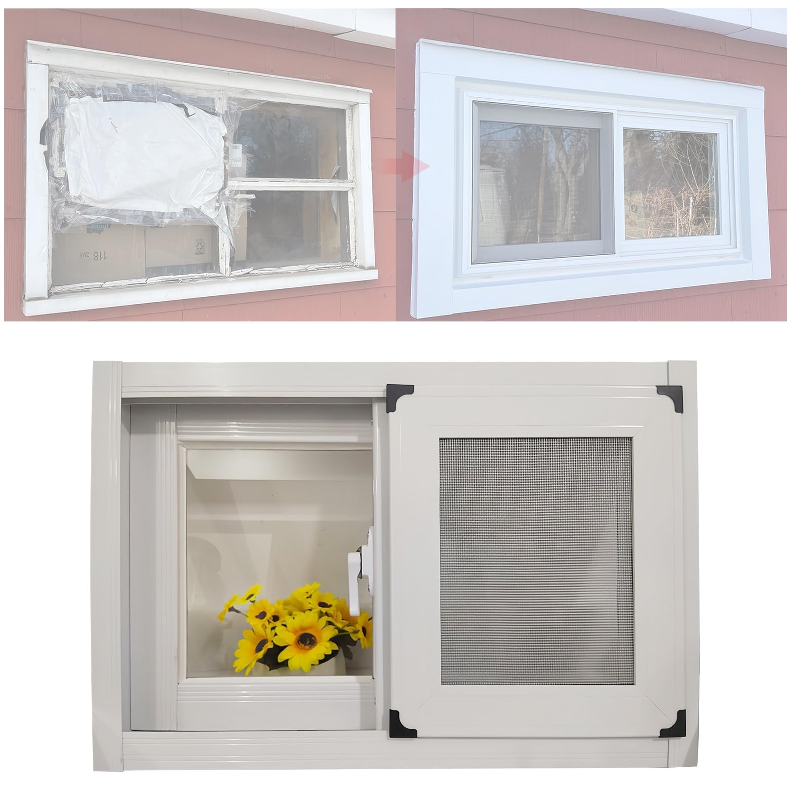 Ventana de reemplazo para sótanos habitables y talleres con aislamiento eficiente