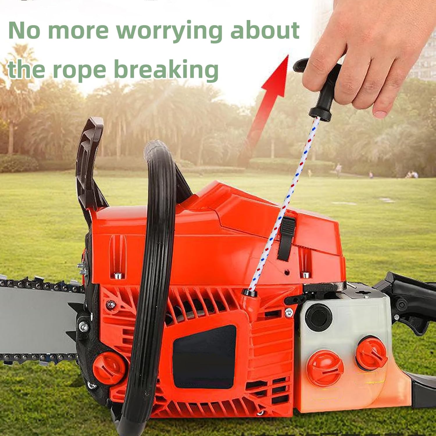 High Strength Recoil Starter Rope, 4.5mm × 100FT, Heavy Duty Pull Cord for Briggs & Stratton, Honda, Generator, Lawn Mower, Snowblower