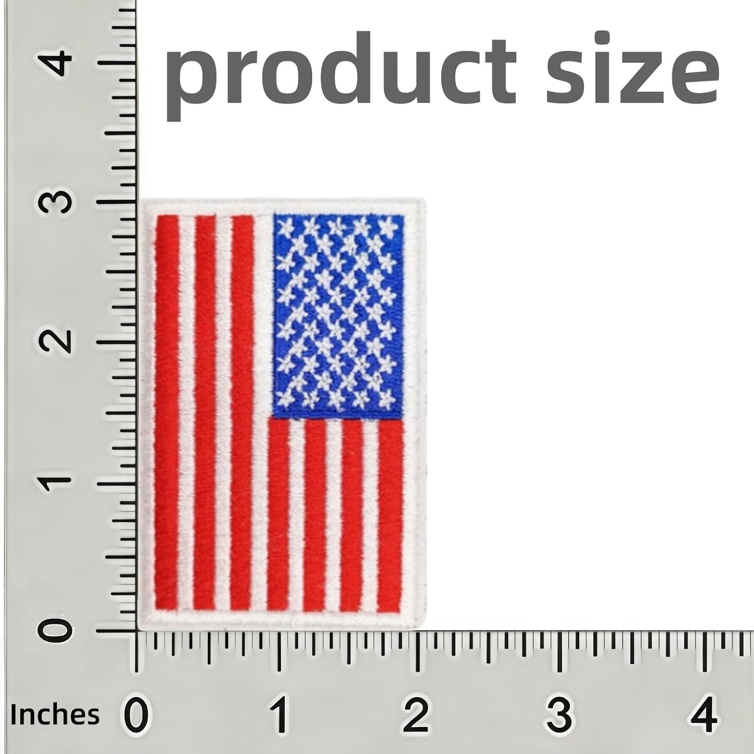 American Flag Tactical Patch - Classic Patriotic Badge, Sew-on or Hook and Loop, Suitable for Jackets, Vests, Backpacks and Tactical Helmets (3pcs-Desert Tan, 3"×2")