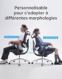 SIHOO Doro C300 V2 Ergonomic Office Chair, Mesh Desk Chair with 8D Armrests & Rotating Lumbar Support, Breathable Computer Chair with 3D Headrest, Seat Depth Adjustment & Tilt for Home Office - 4