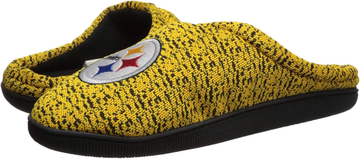 FOCO NFL mens Poly Knit Cup Sole Slipper - Image 10