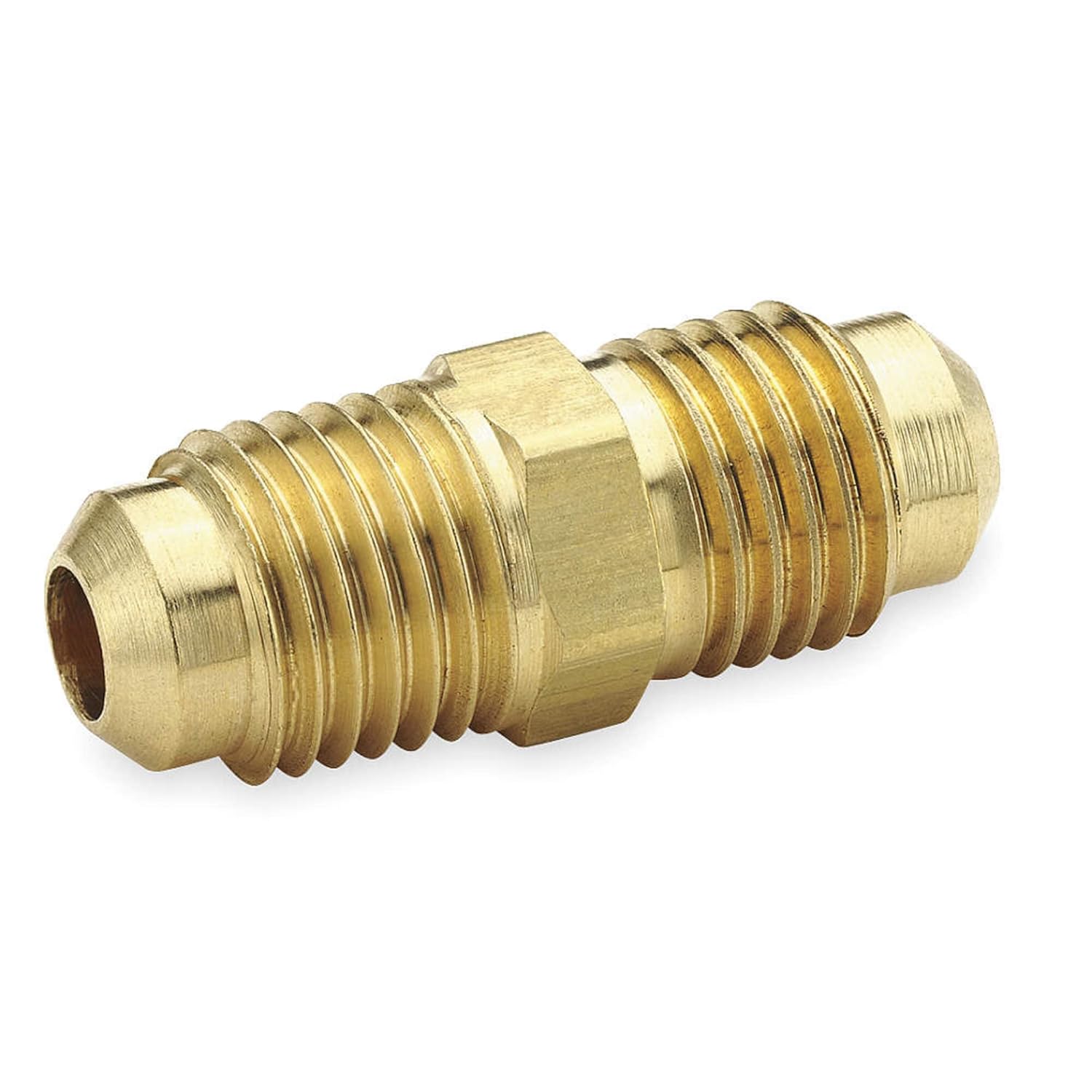 Parker Hannifin 42F-10-pk10 Union, Brass, 45 Degree Flare Fitting, 5/8" Flare Tube x 5/8" Flare Tube (Pack of 10)