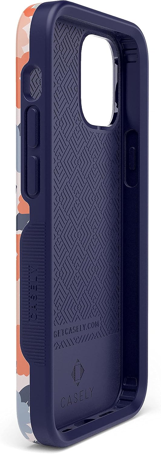 Casely iPhone 12 Mini Case | Field of Flowers | Pastel Floral | Bold Protective Design | Compatible with MagSafe