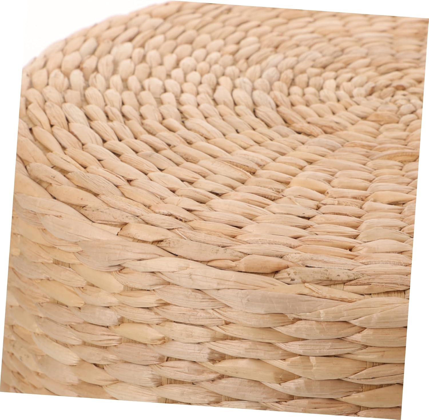 Handwoven Small Stool for Shoe Changing Multi Functional Garden Woven Seat Entry Stool with Playful Design for Courtyard Decor