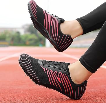 Track And Field Shoes Men Women,Track And Field Spikes Shoes,cross Country Spikes Shoes,Comfortable,8 Spikes,Soft,Mesh Comfortable For Running Track And Field