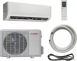 Alsetria 12,000 BTU 20 SEER Mini-Split Air Conditioner Ductless Heat Pump (115V)