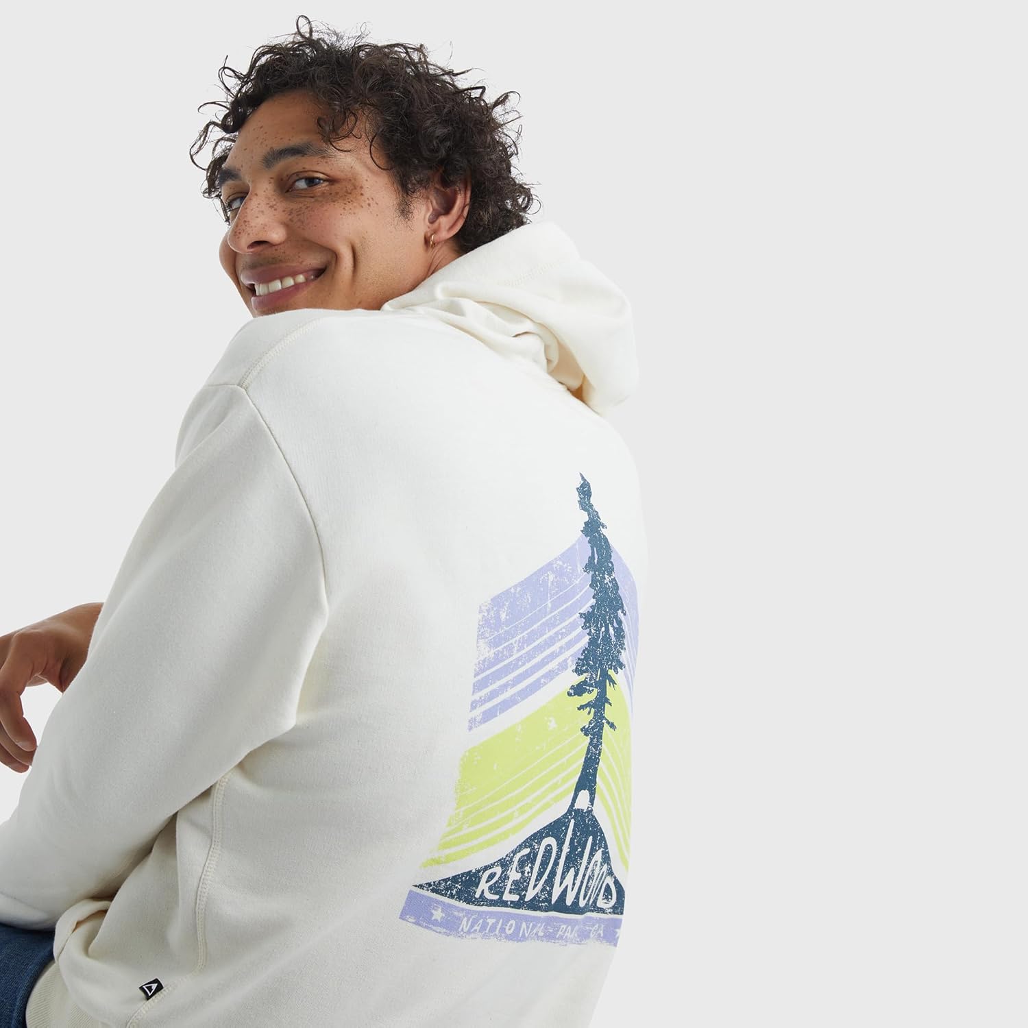 Hanes mens Explorer French Terry Hoodie, Lightweight Graphic Hooded Sweatshirt - Image 4