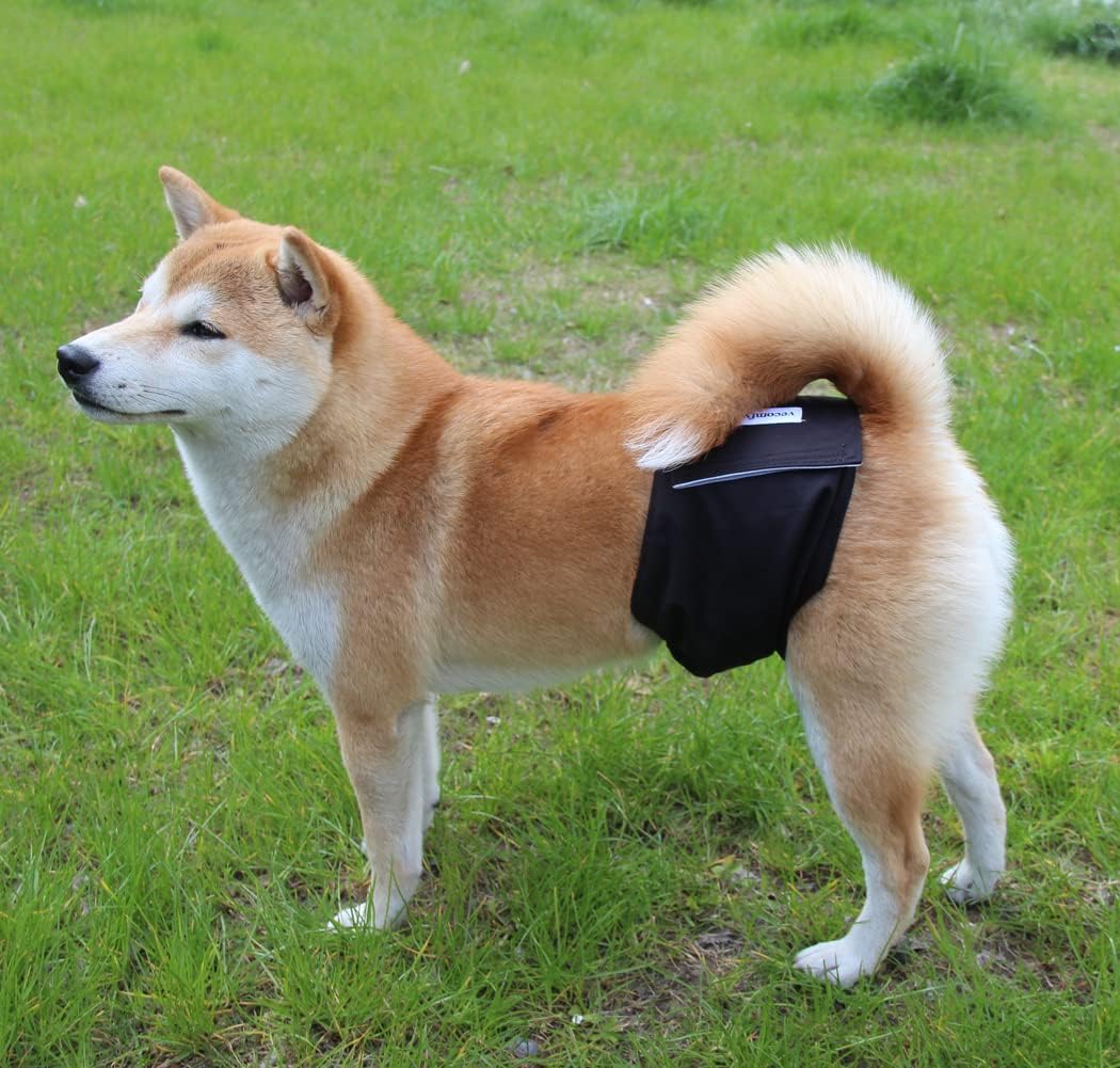 Washable Belly Bands for Male Dogs(4 Pack),Premium Reusable