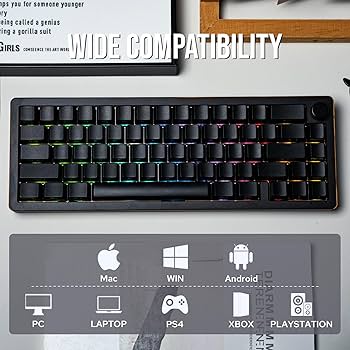 Amazon.com: EPOMAKER Tide65 QMK/VIA Wireless Gaming Keyboard