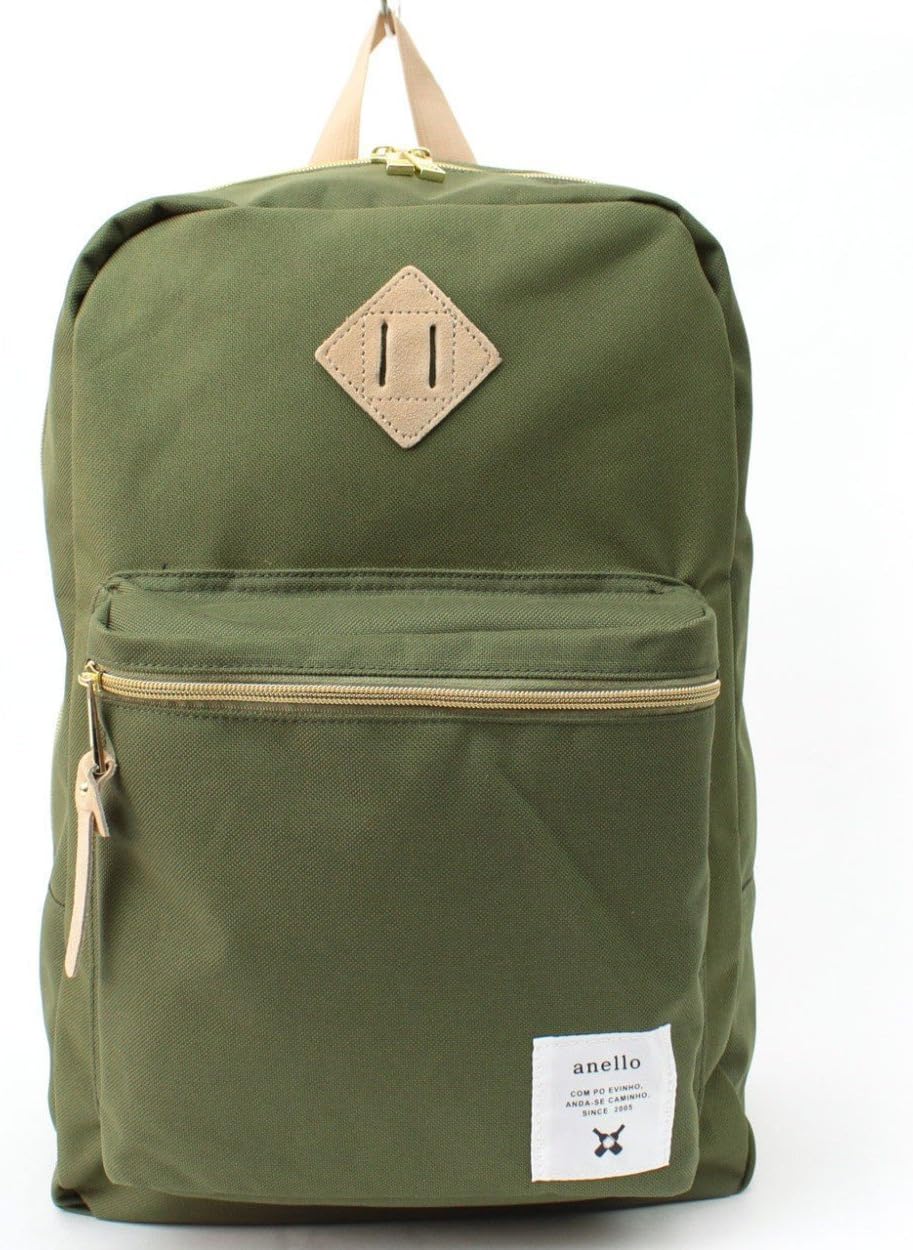 anello #AT-B0191 poly canvas backpack kahki