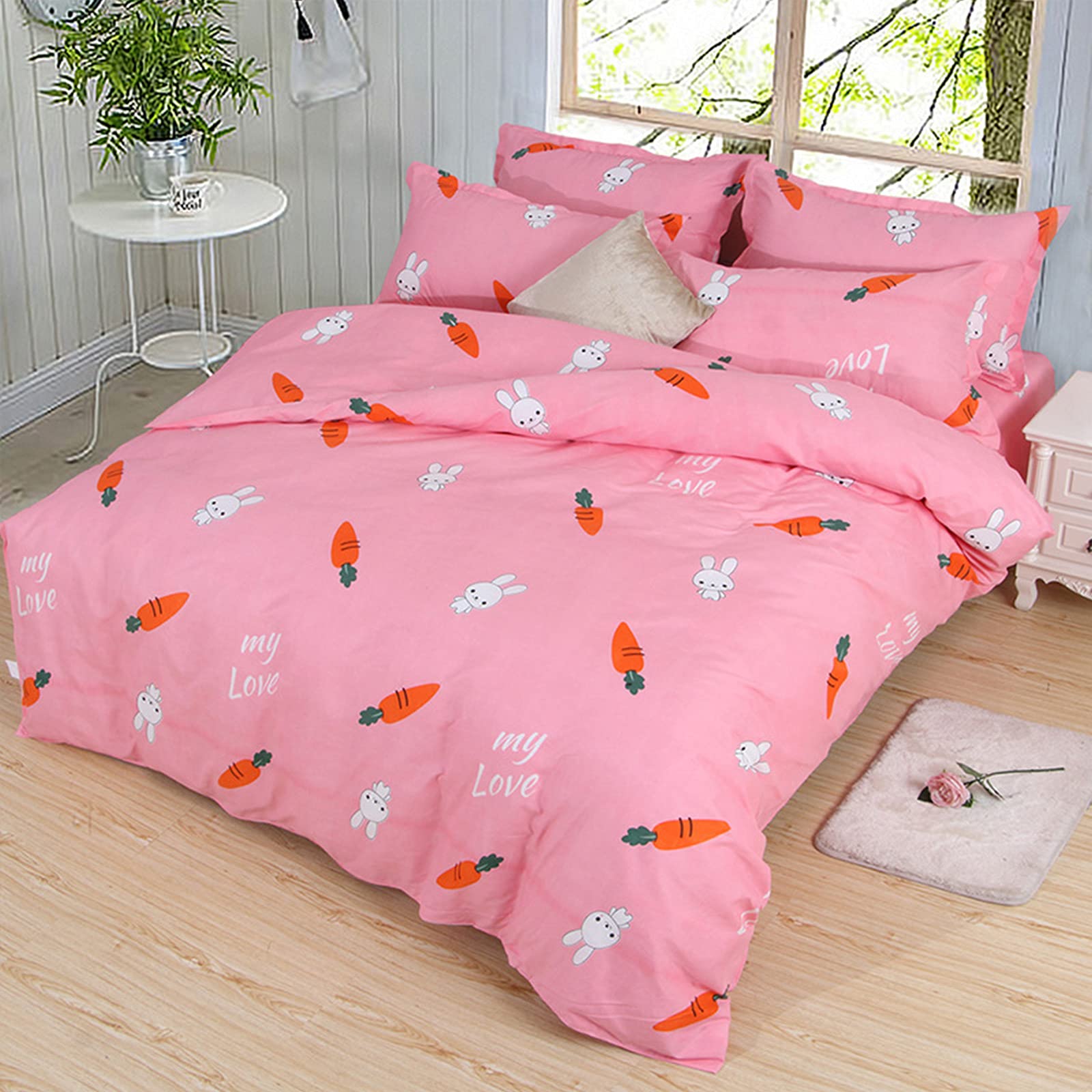 Couette microfbre 150x200 cm avec fermeture éclair cachée pour lit une personne