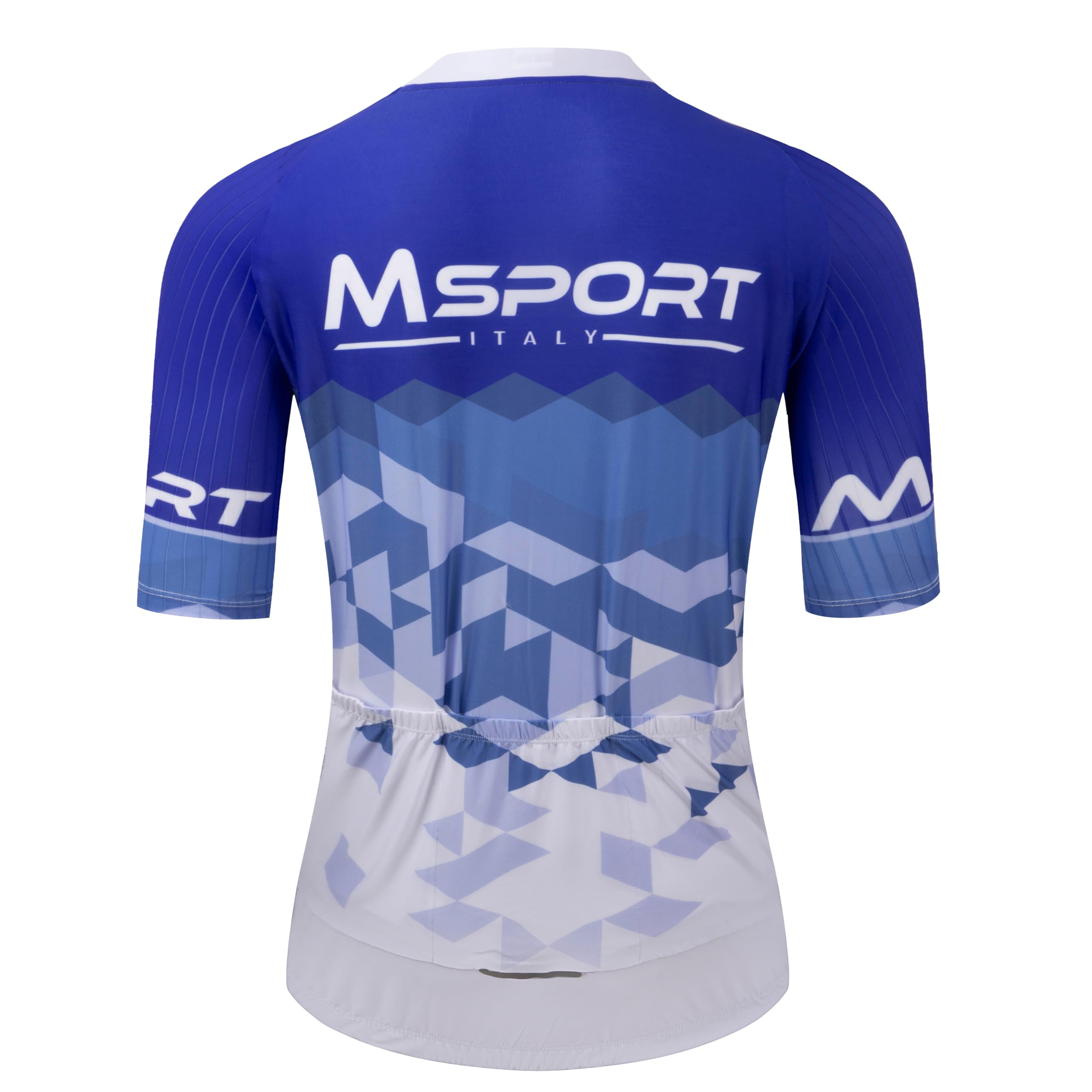 Msport Set Completo Abbigliamento Ciclismo – Maglia + Salopette con Pantaloncini Imbottiti in Gel 5D Antishock - A12 XL