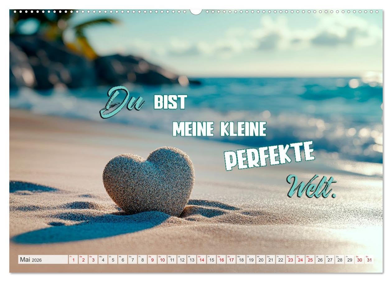 HERZENSSACHE Liebe und Dankbarkeit schenken (hochwertiger Premium Wandkalender 2026 DIN A2 quer), Kunstdruck in Hochglanz: Momente voller Freude und Inspirationen (CALVENDO Menschen)