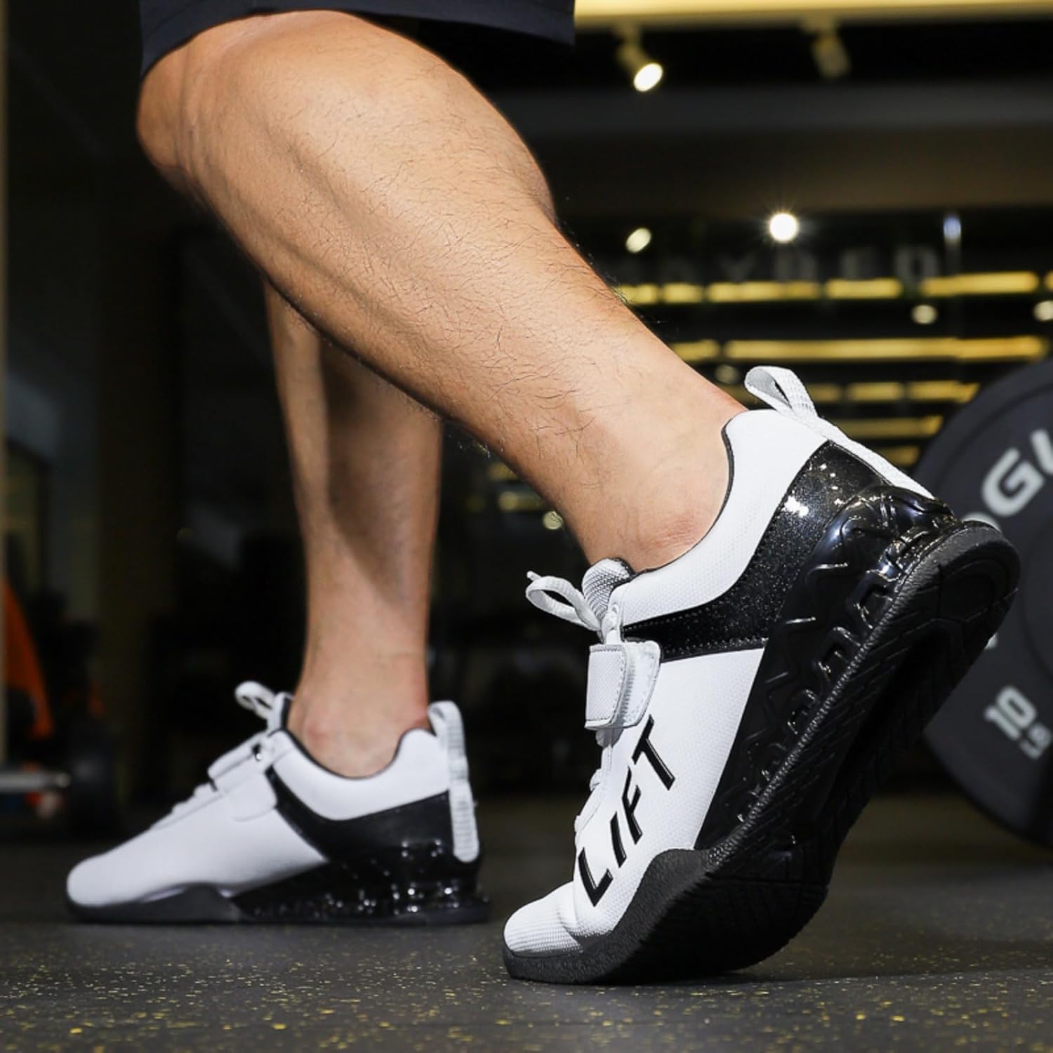 Weightlifting Shoes Squat & Deadlift Shoes for Men Women – Arch/Heel Support Non-Slip Footwear for Heavy Lifting, Powerlifting, Strength Training