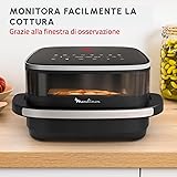 Moulinex Easy Fry XL Surface & Pizza 4L, Air fryer, Très grande surface de cuisson, Compact, Fenêtre de visualisation, Noir, AL4018F0 - 5
