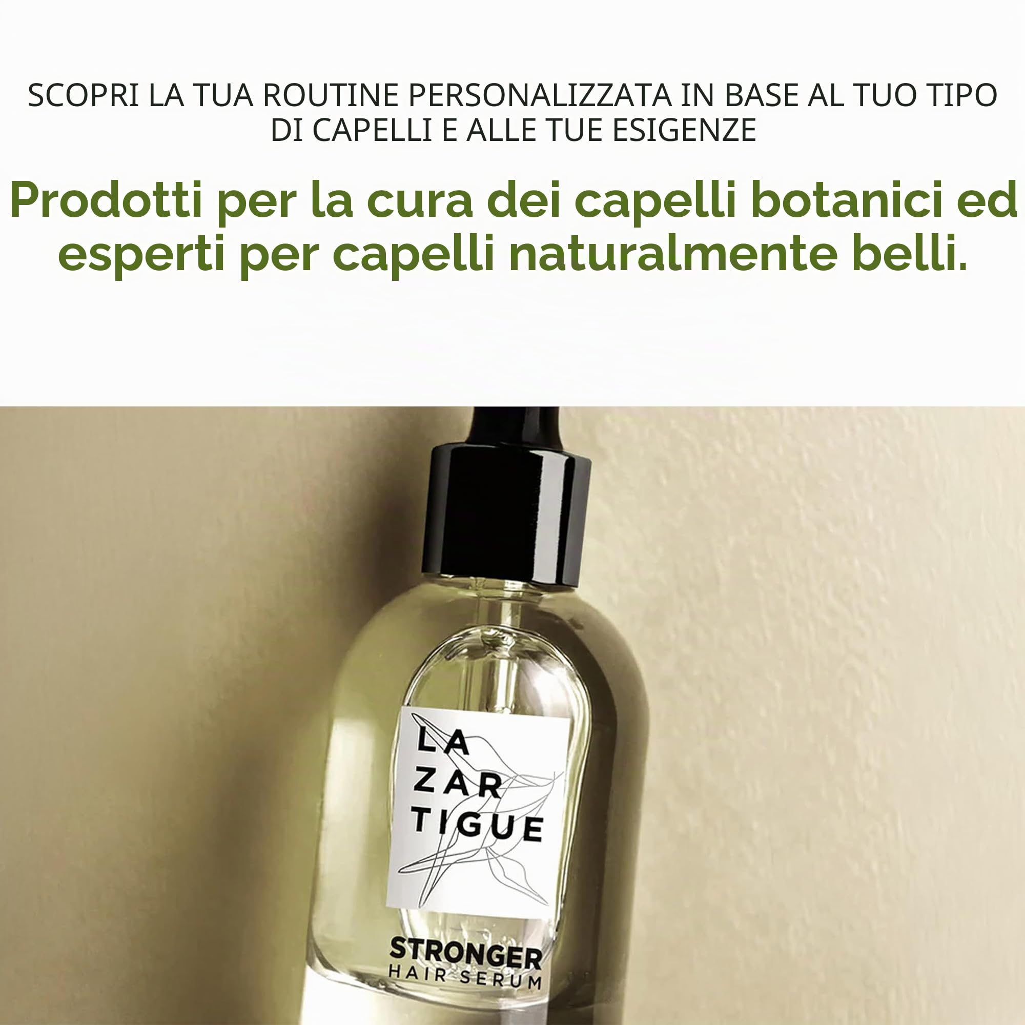 Lazartigue Stronger Hair Serum Siero Concentrato Anti Caduta Rinforzante, 50ml