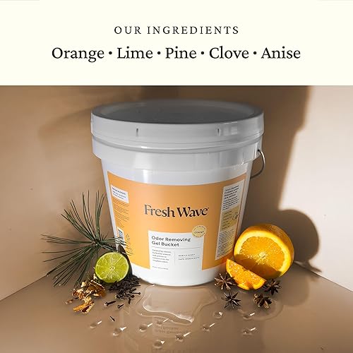 Vista 81 de Fresh Wave - Gel eliminador de olores limón, 15 onzas, absorbedor de olores para el hogar, alivio más seguro del olor, natural, a base de plantas