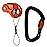 Wild Country Ropeman 1 Ascender - Lightweight Rope Clamp for Climbing, Hunting, Tree Climbing, & Rigging - Orange Bundle + Black/Tangerine Session Locking Carabiner - One Size