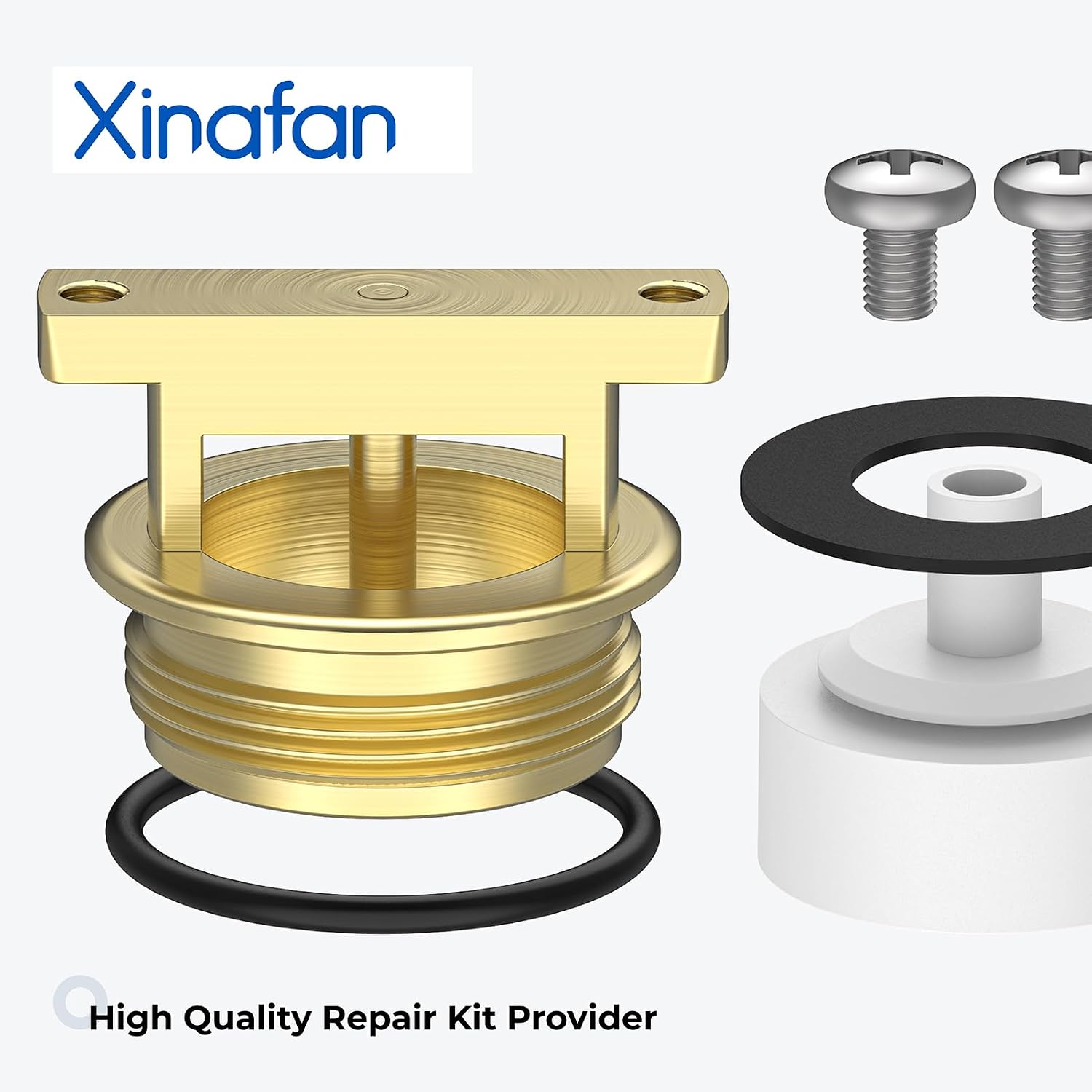 B-0969-RK01 Vacuum Breaker Repair Kit for T&S Brass | B-0969, B-969 Vacuum Breakers Replacement Part, 1/2" NPT Brass Insert, Easy Installation, Long Lasting