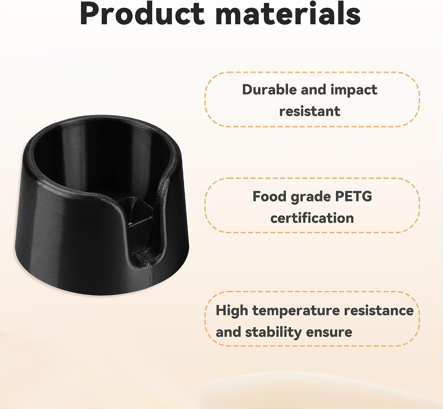 Coffee Tamper Base for Ninja Espresso Machine ES601 Handle,Portafilter Support Stand,Black Silicone Tamper Stand for Ninja Luxe Cafe Accessories,Protect the Filer