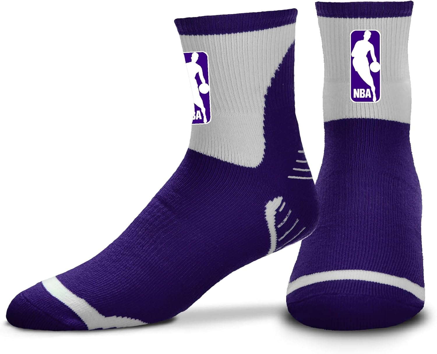 For Bare Feet NBA Logoman Surge Quarter Sock Size Large