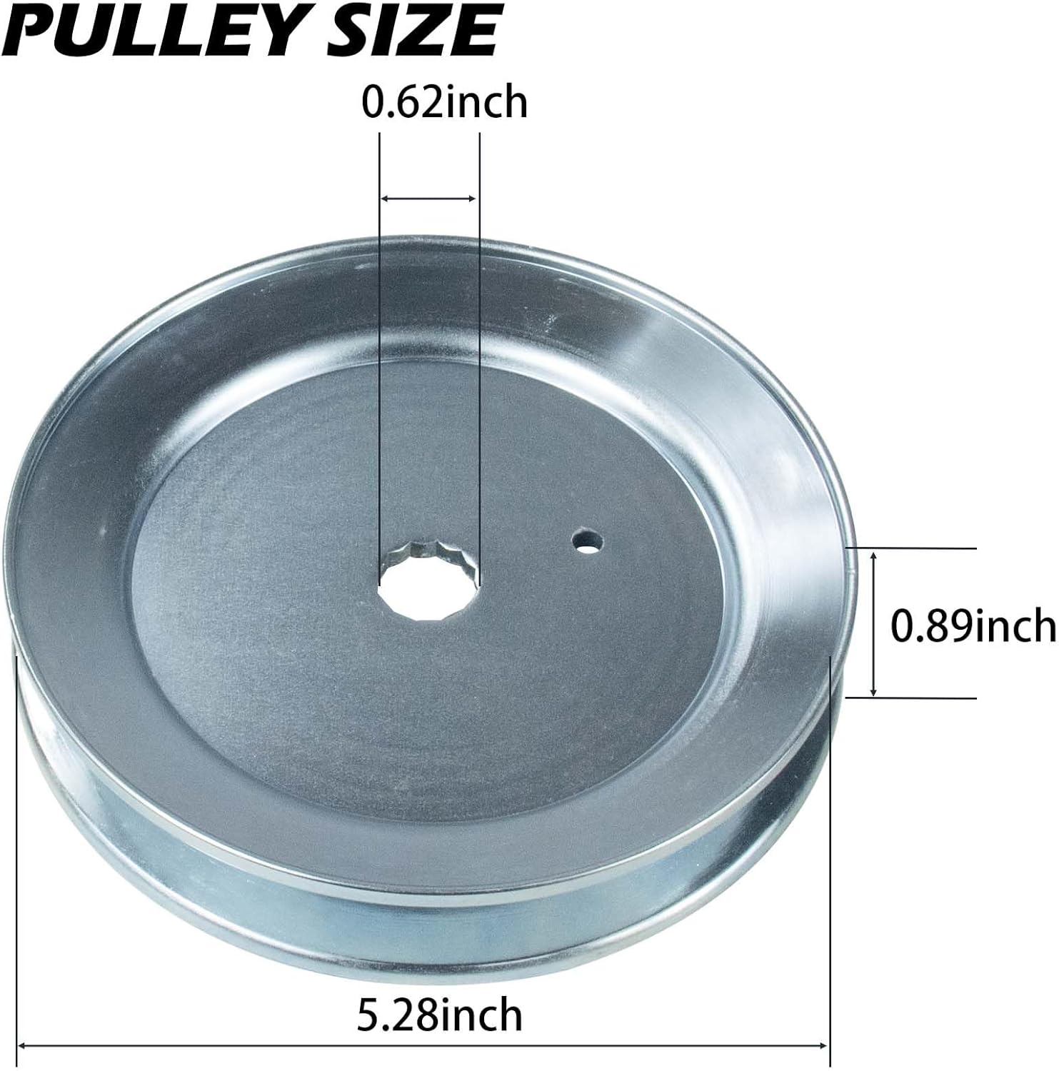 2 Pack 1001046 Spindle Assembly with 92851MA Pulley Replaces 1001046 Spindle Assembly, Jackshaft Housing 492574MA, 92574 Spindle Assembly, 092574 Spindle Assembly for Murray 40 inch Tractors