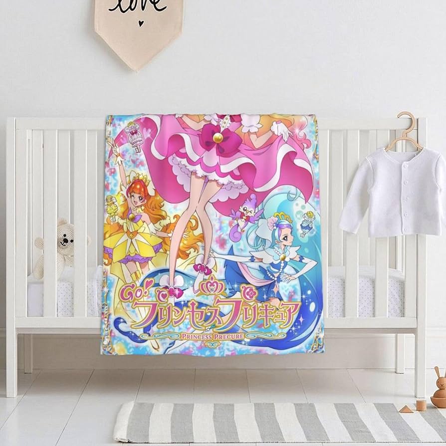 ゴー！プリンセスプリキュア 毛布 ひざ掛け毛布 Go!プリンセス