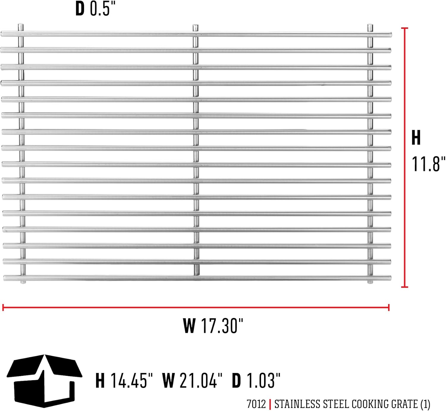 Weber Stainless Steel Cooking Grate, Silver