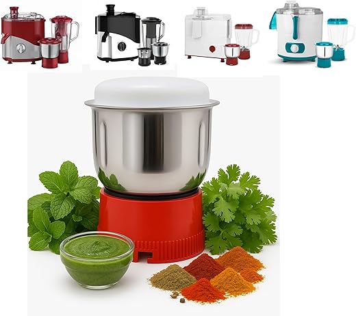 400ml Juicer Mixer Grinder Chutney Jar – Compatible with Selected Maharaja Whiteline Models (Only Fits Models Shown in Ima