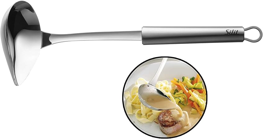 Silit Classic Line Saucenlöffel 28 cm, Soßenkelle mit Schnaupe ...