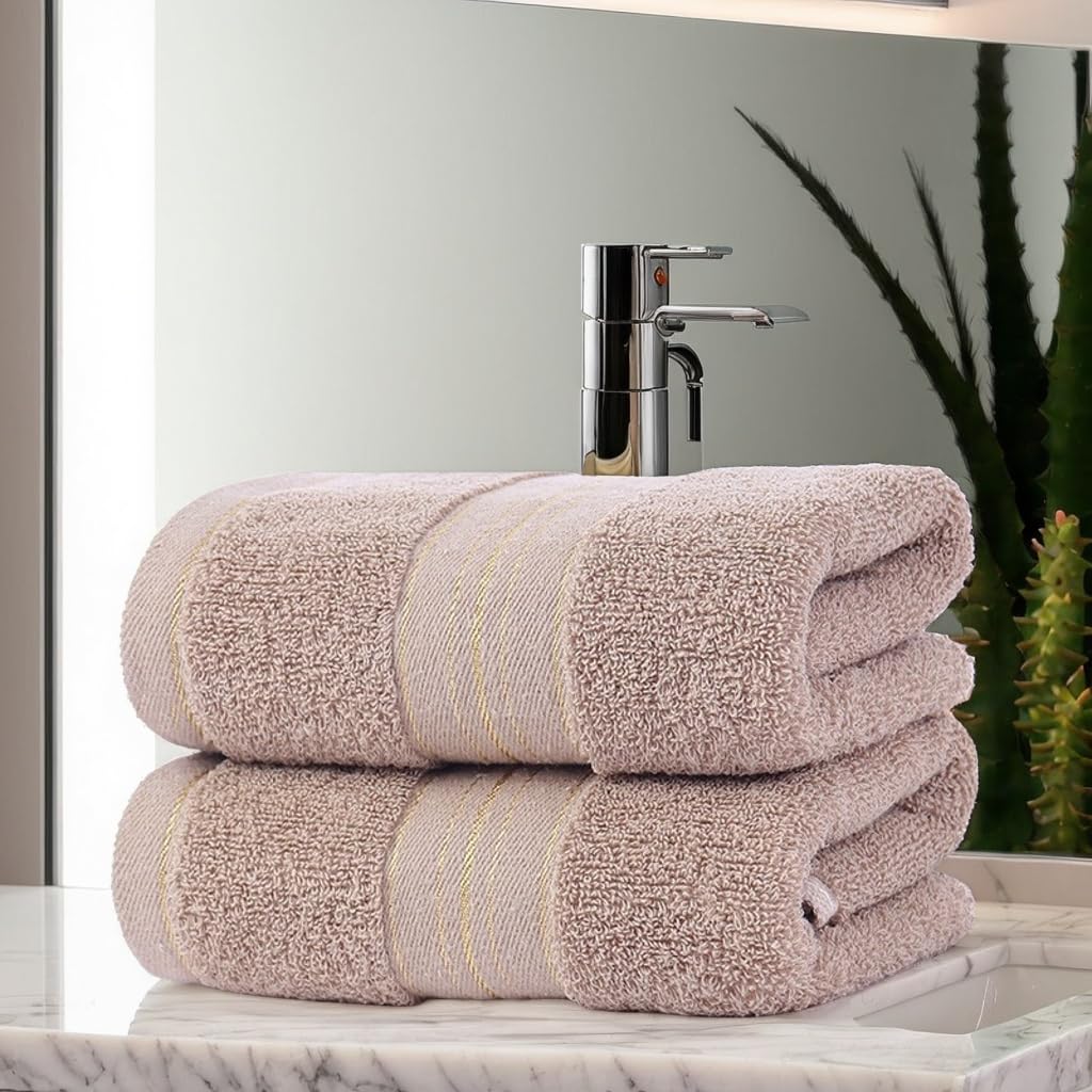 Ultra Soft Cotton Bath Towels Quick Absorbent Design for Home Kitchen and Car Cleaning